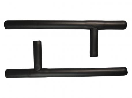 Schaumstoff Tonfa Schwarz (Paar) 