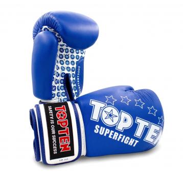 Boxhandschuhe Top Ten "Superfight 3000" Blau 10oz 