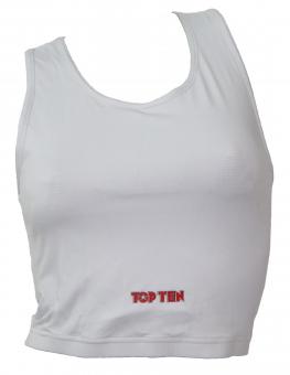 Brustschutz Top Ten "Maxi" Weiß inkl. Schalen 