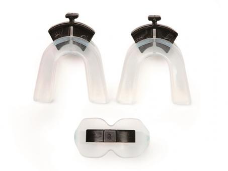 Doppelter Zahnschutz transparent 