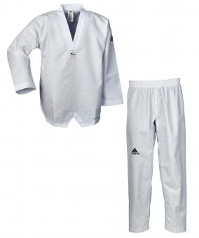 Taekwondo Anzug adidas "Adichamp IV" weißes Revers 