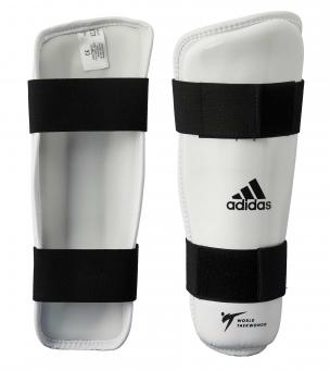 Schienbeinschützer adidas Kunstleder Weiß 