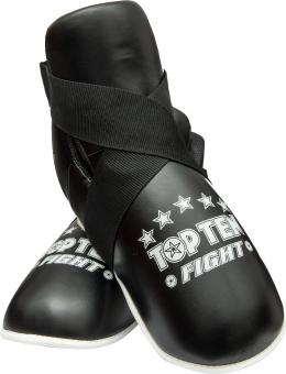 Fußschützer Top Ten "Fight" Kunstleder Schwarz M