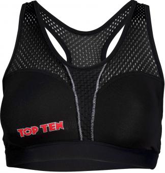 Brustschutz Top Ten "Cool Guard" Schwarz ohne Schalen 
