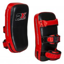 Thai Pad PX Leder schwarz/rot (Paar) 