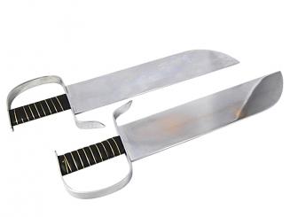 Chinesische Schmetterlingsmesser Stahl (Paar) 