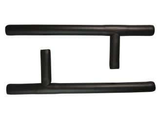 Schaumstoff Tonfa Schwarz (Paar) 
