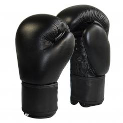 Leder Boxhandschuhe Phoenix Schwarz 