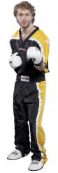 Kickboxhose Top Ten Mesh Schwarz-Gelb 