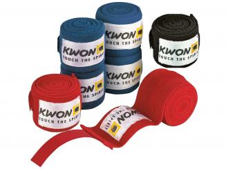 Boxbandagen Kwon 450cm unelastisch schwarz