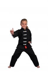 Kung Fu Anzug Shaolin II schwarz/weiß 