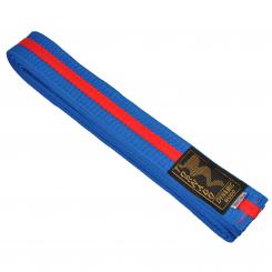 Budogürtel Blau-Rot 4cm Phoenix 