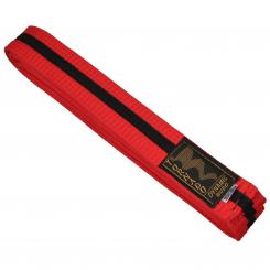 Budogürtel Rot-Schwarz 4cm Phoenix 