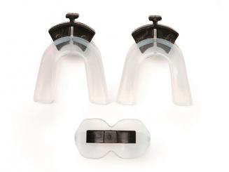 Doppelter Zahnschutz transparent 