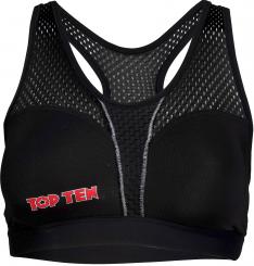 Brustschutz Top Ten "Cool Guard" Schwarz ohne Schalen 